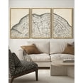 thumbnail image 4 of SHENIFY Farmhouse Set Gray Wood Tree Ring Nature Wall Art 16x24in3pcs Natural Framed Vintage Rustic Modern Art Decor for Living Room Bedroom, 4 of 5
