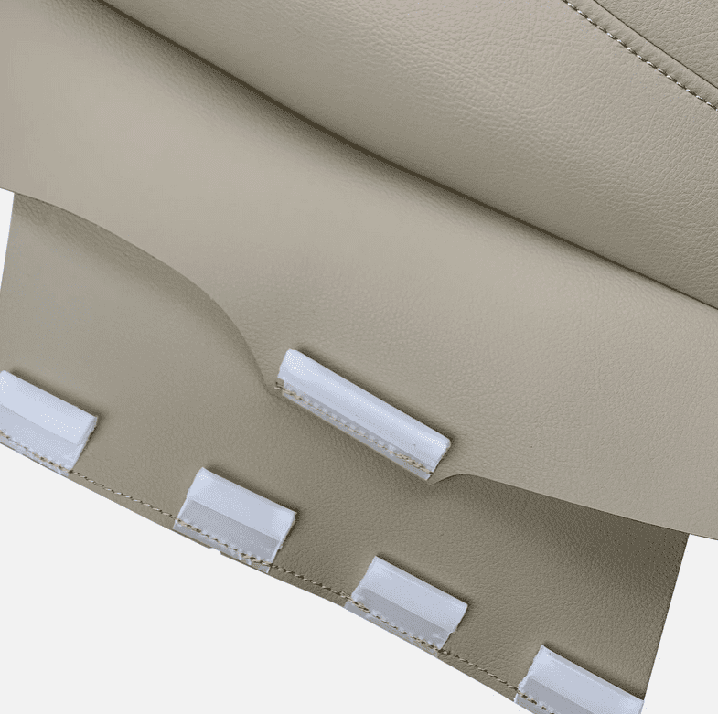 2007-2014 For Ford Expedition Driver Bottom Perforated Leather AC Seat Cover Tan