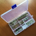 thumbnail image 5 of Raindrops Picture Hanging Hardware 84Pcs Metal Photo Frame Hanging Hooks Kit for Wall Mounting, 5 of 8