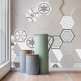 thumbnail image 1 of 10 Piezas de Mosaico Hexagonal Colco Etiquetas engomadas del azulejo de la pared del hexágono Impermeable, 1 of 8