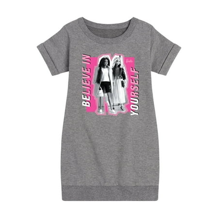 

Barbie - Believe In Yourself - Toddler And Youth Girls Fleece Dress