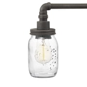 Squire 4-Light Rustic Black Vanity Light