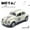 White with Box, variant on 1:32 Vintage Die-Cast Racing Car Toy,High-Quality Metal Alloy, Manual Pull-Back, Suitable for Ages 3+,Collectible Classical Car
