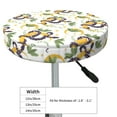thumbnail image 4 of Daiia Snake And Moon Stool Covers Round,Round Bar Stool Covers Waterproof Bar Chair Covers Washable Stool Cushion Slipcover for 12-14 Inch Chair-12 inch, 4 of 7
