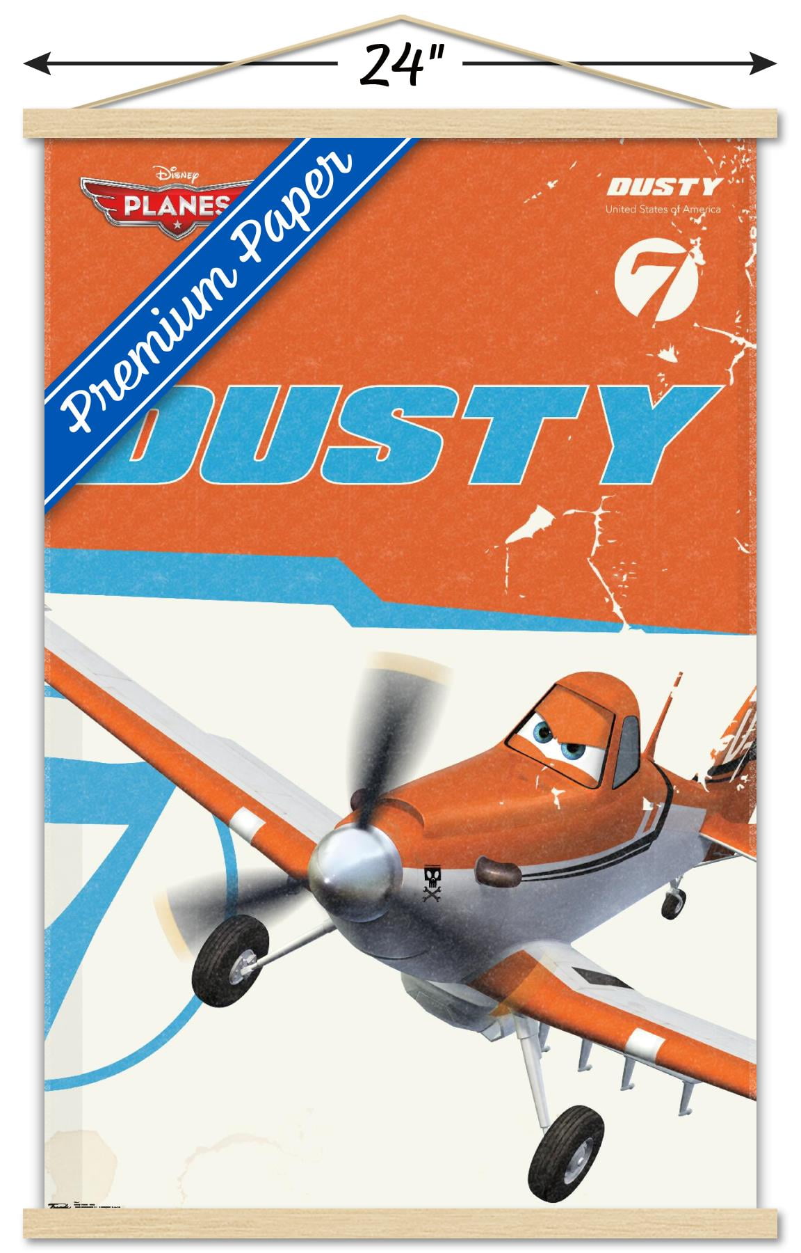 DUSTY PLANES FIRE AND RESCUE 40" Wall Decals Disney Airplane Room Decor Sticker 