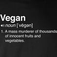 thumbnail image 3 of CafePress - Funny Vegan Definition Long Sleeve T Shirt - Long Sleeve Dark T-Shirt, 3 of 4