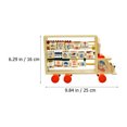 thumbnail image 2 of Miangastore Counting Tool Natural Wooden Material 1Set 9.82x6.29x3.14 Inch, 2 of 8