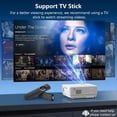 thumbnail image 4 of GCZ Mini Projector with Screen, Bluetooth 5.2, FHD 1080P 4K Supported Portable Outdoor Projector for Home, Compatible with TV Stick/Phone/HDMI, 4 of 10