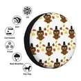 thumbnail image 4 of Pofeuu Colorful maple leaf owl Print Spare Tire Wheel Cover for Car Truck SUV Camper Universal Fit Spare Tire Cover RV Spare Tire Covers-16 inch, 4 of 6