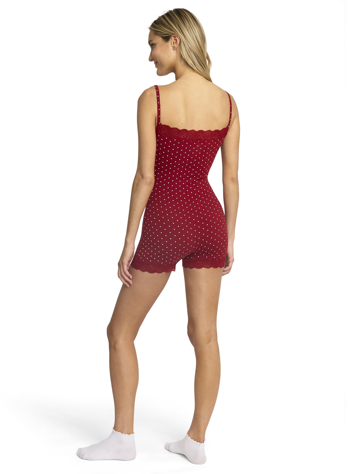 Mills by Millie Bobby Brown Women's Lacy Cotton Romper, Sizes XS-XXXL