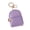 Purple, variant on Mini Backpack Keychain with Zipper Small Change Coin Purse For home outdoor bag