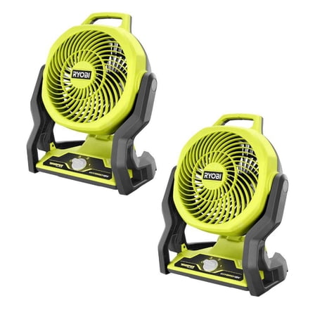 ONE  18V Cordless 7-1/2 in. Hybrid Fan 2-Pack (Tools Only)