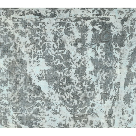 Ahgly Company Indoor Rectangle Traditional Silver Gray Persian Area Rugs, 5' x 8'