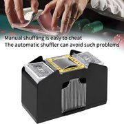 BESTSKY 2/4/6 Decks Automatic Card Shuffler USB/Battery Operated Electric Shuffler for Family Party Poker/Blackjack