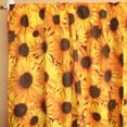 thumbnail image 3 of Cotton Curtain Floral Print 58 Inch Wide Sunflowers Allover, 3 of 4