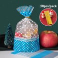 thumbnail image 3 of Bolsas de bricolaje de 50 piezas + alambres dorados con parte superior abierta para regalos, bolsas de pie para cumpleaños, bodas, fiestas, panaderías, galletas, bocadillos, galletas, dulces, bolsas d, 3 of 5
