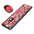 thumbnail image 3 of 2.4G Combo De Teclado Y Mouse Inalámbrico, 110 Teclas Diseño Retro Ergonómico De Tamaño Completo, Teclas Silenciosas De Silencio, Plug & Play Para, 3 of 7