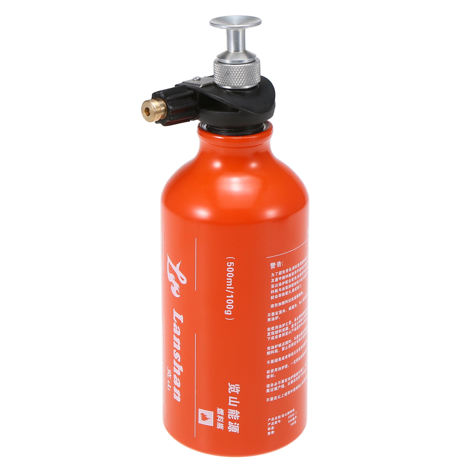 Camping Multi Fuel Oil Stove with 500ml Gasoline Fuel Bottle for Diesel Alc E9P0 
