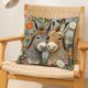 thumbnail image 4 of CaiYueKe Decorative Throw Pillow Cover Cute Embroidery 3D Effect Sofa Bedroom Living Room Home Decor Accent Pillowcase Soft Short Lint Cozy Pillow Cushion Cover Decorative Pillow, 4 of 7