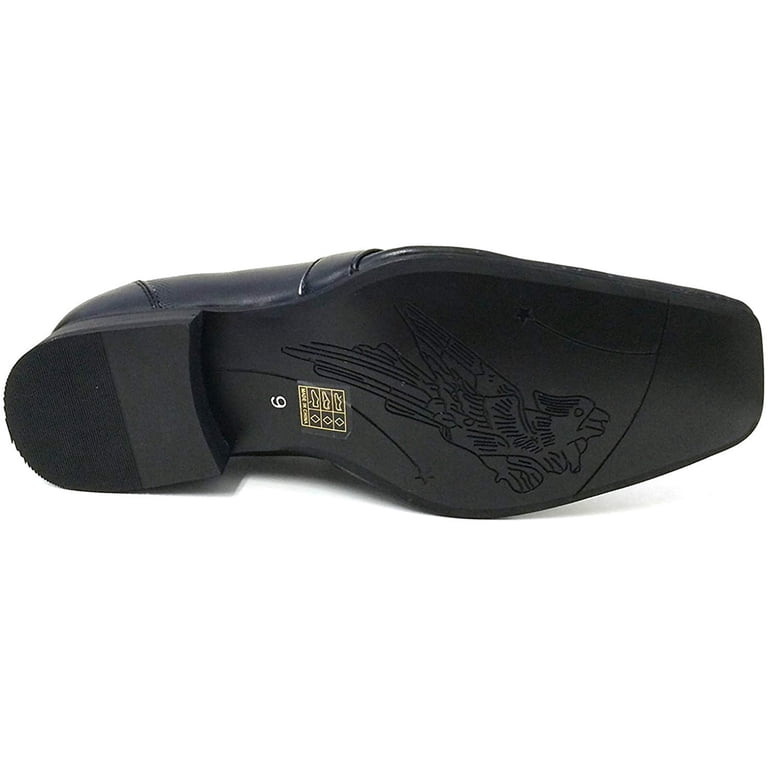 Alberto Fellini Black Leather Slip-On Dress Shoes Size 9 Alberto Fellini Men main image 3