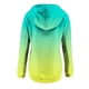 thumbnail image 4 of ICHUANYI Clearance Women's Print Gradient Color Loose Long Sleeve Button Hoodie Sweater Top(Green, XL) ICHUANYI WER2023081513448, 4 of 4