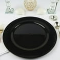 thumbnail image 4 of Efavormart 24 pcs 13" Black Round Charger Plate Dinner Chargers for Tabletop Decor Holiday Wedding Catering Event Decoration, 4 of 5