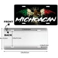 thumbnail image 3 of Michoacan Mexico Aluminum Vanity Novelty License Plate Placa , 6" x 12", Souvenir, Decorative Tourist Gift Sign, 3 of 7