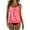 A-Pink, variant on Jinhomg Tummy Control Swimsuits for Women 2 Piece Rash Guard Tankini Sets Casual Solid Spaghetti Strap Bathing Suit Tops with Bottoms 2025 Saving Blue XXL