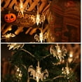 thumbnail image 6 of Walmeck 10FT 20LEDs Bat Shaped Decorative Hanging Lights Waterproof Warm White Battery Operated Spooky for Party, 6 of 7