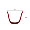 thumbnail image 3 of Real Bright Soft Car Interior Carbon Fiber Sticker DecorationRed Carbon Fiber Interior Steering Wheel Cover For Volkswagen TouaregAuto Car Protection Interior Accessories, 3 of 8