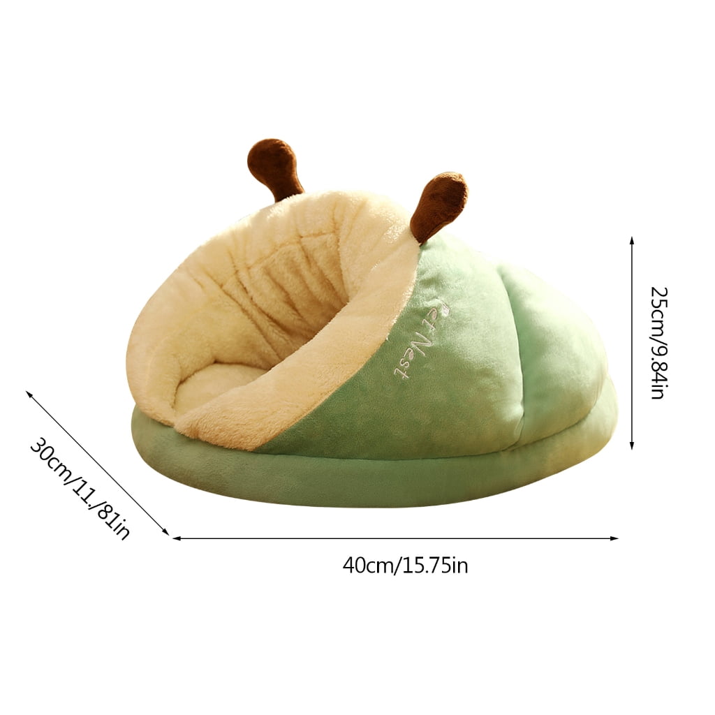 Cat Bed Soft Plush Cat Bed Comfortable Pet Bed Machine Washable for Small Cat