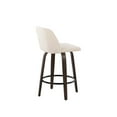 thumbnail image 5 of LumiSource Brown Toriano 26" Fixed Height Counter Stool - Set of 2, 5 of 7