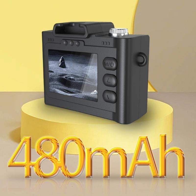 lanema Portable Retro Miniature Camera 1080P Video Recorder Miniature Cameras With LED Flash For Capturing Holiday Party Memory