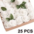 thumbnail image 1 of Flores de espuma artificial 25/30 piezas Flor falsa de burbuja rosa con tallo para arreglos florales de boda DIY Centros de mesa Ramos Decoraciones para fiestas Adepaton 2034848-3, 1 of 9