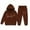 0&&Brown565, variant on Sweatsuits for Girls Letter Print Hoodie Sweatpants Outfits Fall Clothes, Sizes 2-13