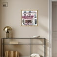 thumbnail image 3 of Petite Pink Store Drive By Canvas Fashion Illustration by Art Remedy, Gold Frame, 20" x 20", 3 of 7