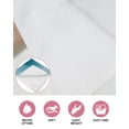 thumbnail image 6 of Marble Teal Blue Kitchen Dish Towels for Drying Dishes Set of 4, Modern Rose Floral Ink Art Silver Lines Waffle Weave Microfiber Hand Tea Bathroom Towels Quick Dry & Absorbent Towel 12x12, 6 of 7