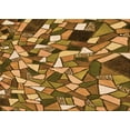 thumbnail image 1 of Ahgly Company Indoor Rectangle Patterned Dark Bronze Brown Area Rugs, 7' x 10', 1 of 6