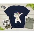 thumbnail image 3 of Cool Dabbing Dancing Polar Bear Wear Sunglasses Hat Necklace T-Shirt, 3 of 8
