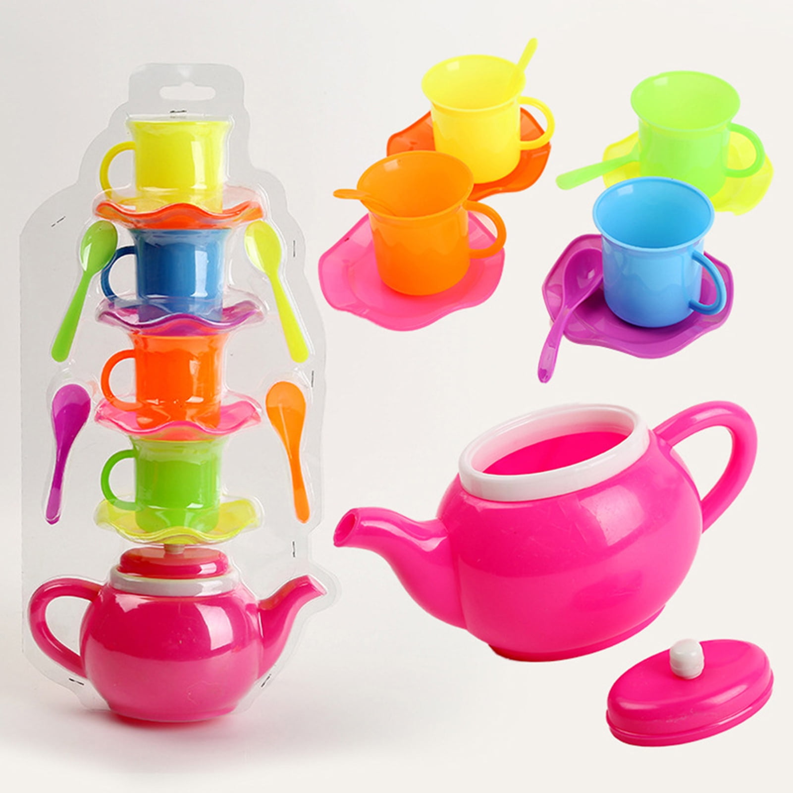 15 Piece Tea Set Pretend Playing For Preschool 2 Years Old 
