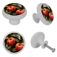 thumbnail image 4 of Fluorescent Drawer Pulls with Screws: Round 4-Pack, Glow-in-the-Dark Knobs for Cabinets, Wardrobes, and Dressers - Furniture Decorative Door Handles, 4 of 6