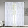 thumbnail image 2 of Home Essence Ophelia Sheer Branch Flocking Window Panel, 2 of 9