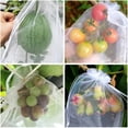 thumbnail image 4 of 100 Pcs Fruit Protection Bags Fruit Netting Bags for Fruit Trees with Drawstring, 4 of 5