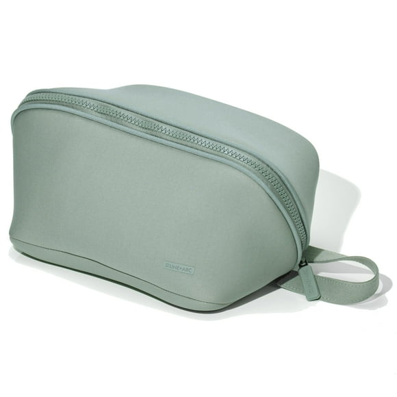 Neceser LINE+ARC, de neopreno (salvia), lavable a máquina, color verde