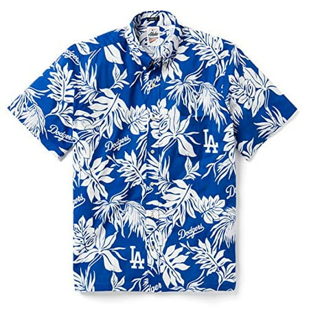 Reyn Spooner Hawaiian Shirts Reyn Spooner Men's Los Angeles Dodgers MLB Classic Fit Hawaiian Shirt, Aloha 2019, XXX-Large ()