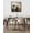 Brown, variant on Kate and Laurel Sylvie Western Cowboy Horseback Ranch Abstract Neutral 2 Framed Canvas Wall Art by The Creative Bunch Studio, 30x30 Natural, Modern Abstract Cowboy Art for Wall