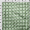 thumbnail image 4 of oneOone Rayon Forest Green Fabric Block Craft Projects Decor Fabric Printed By The Yard 56 Inch Wide, 4 of 5