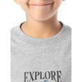thumbnail image 4 of Wonder Nation Boy's Long Sleeve Elevated Graphic T-Shirt, Sizes 4-18 & Husky, 4 of 8