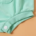 thumbnail image 7 of Infant Baby Boys Girls Newborn Baby Cotton Romper Outfits Suit Toddler Kids Jumpsuit Green 3-6 Months, 7 of 7