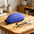 thumbnail image 3 of Lume Wear Hard EVA Eyeglasses Case, Shockproof Portable Sunglasses Holder with Removable Foam Insert, Travel Protective Glass Storage Box for Adult Men Women, Blue, 3 of 7